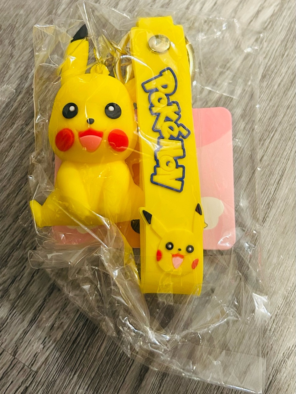 NWT Pokémon Pikachu Keychain & Wrist Strap Kids Toy